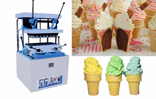  Оборудование для мороженого конуса 24 пресс-форм