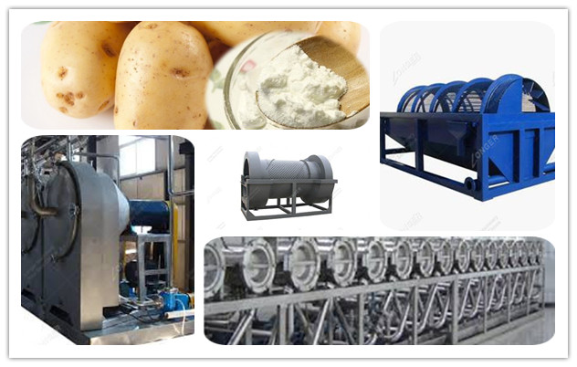 Производственная линия картофельного крахмала 1000кг/ч
