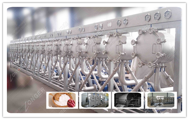 Высокая коммерческая ценность сладкий картофельный крахмал производственная линия  2000 кг / ч